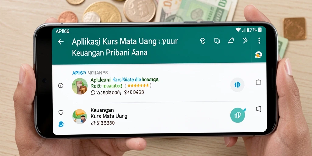Antarmuka API66 yang menampilkan kurs mata uang secara jelas dan informatif.