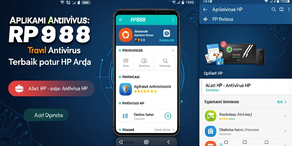 Antarmuka pengguna RP888 yang menarik dan mudah dioperasikan.