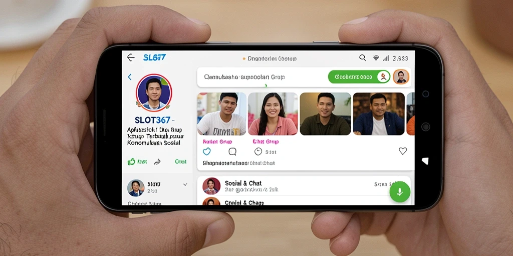 Antarmuka SLOT367 yang sederhana dan interaktif untuk Grup Chat.